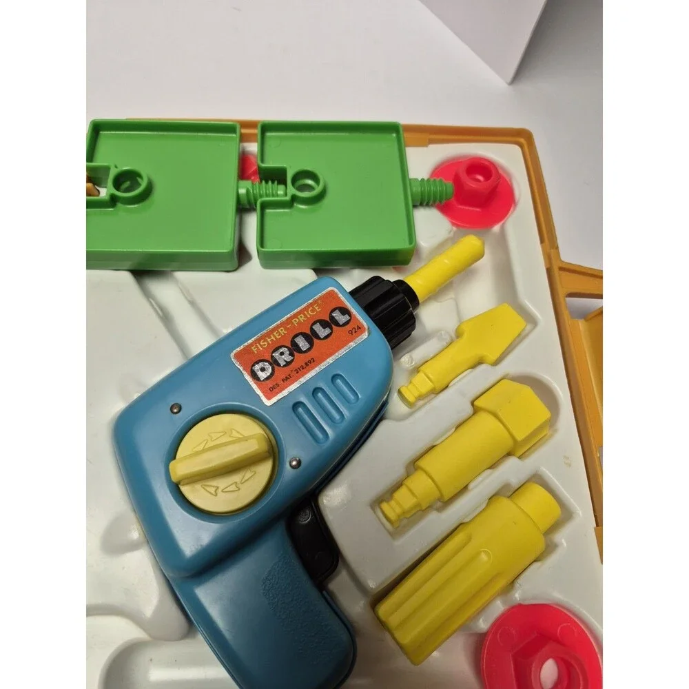 Fisher Price 1977 Vintage Tool Kit #924